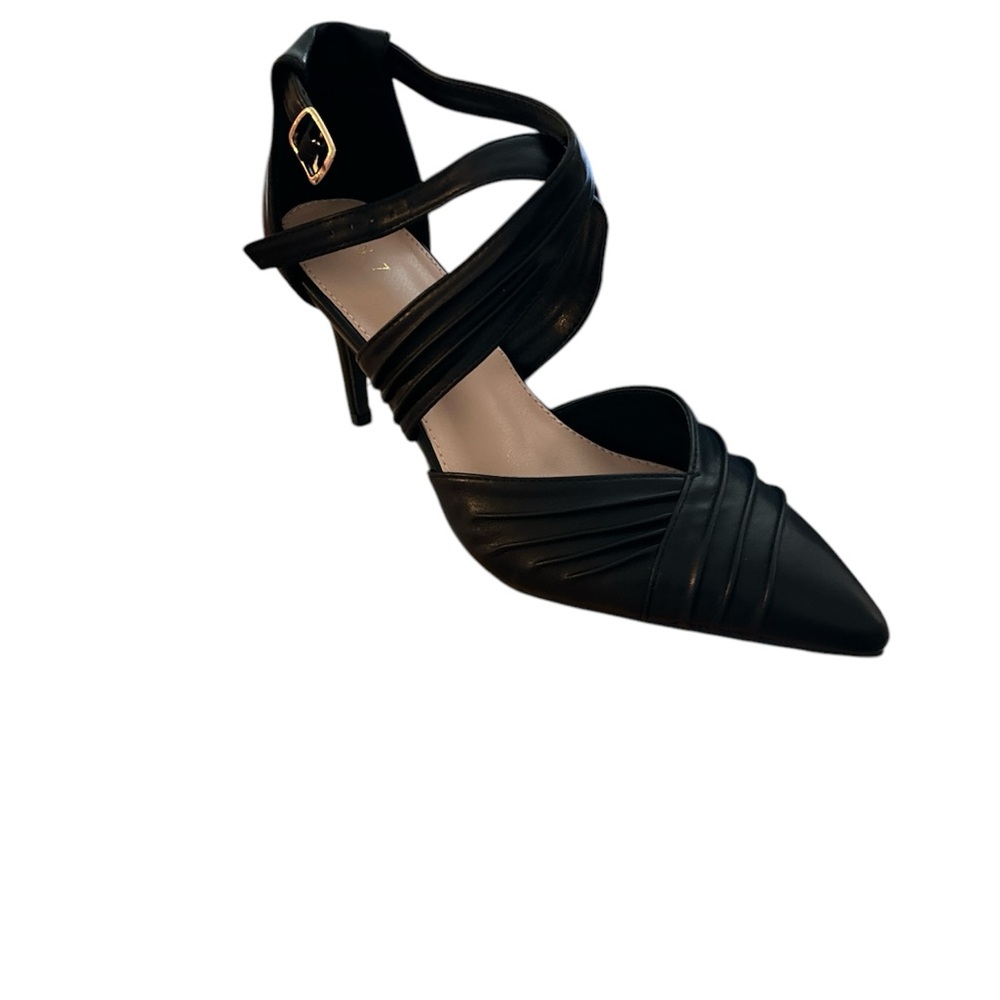 Allegra k pointed toe, cross straps, stiletto heel pumps - Picture 7 of 7